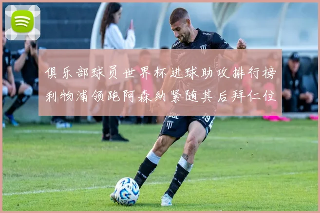 俱乐部球员世界杯进球助攻排行榜利物浦领跑阿森纳紧随其后拜仁位列第三